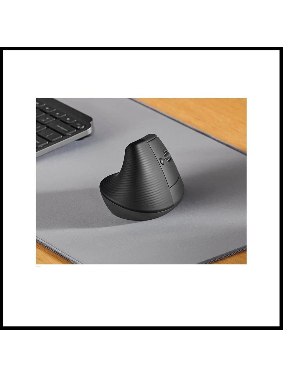 Logitech Lift 910-006473 Siyah Dikey Sessiz Ergonomik Optik Kablosuz Mouse Görseli