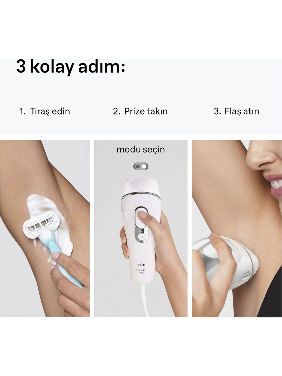 Braun Silk Expert Pro 3 Pl3122 Ipl Lazer Epilasyon Aleti Görseli