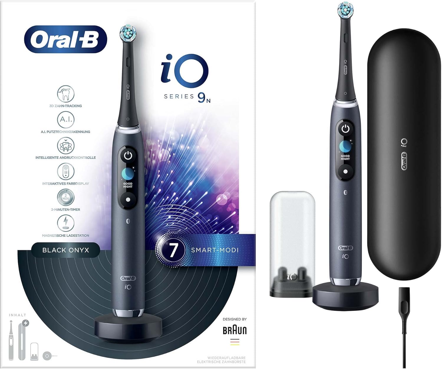 Oral-B iO 9 Şarjlı Diş Fırçası Siyah Görseli