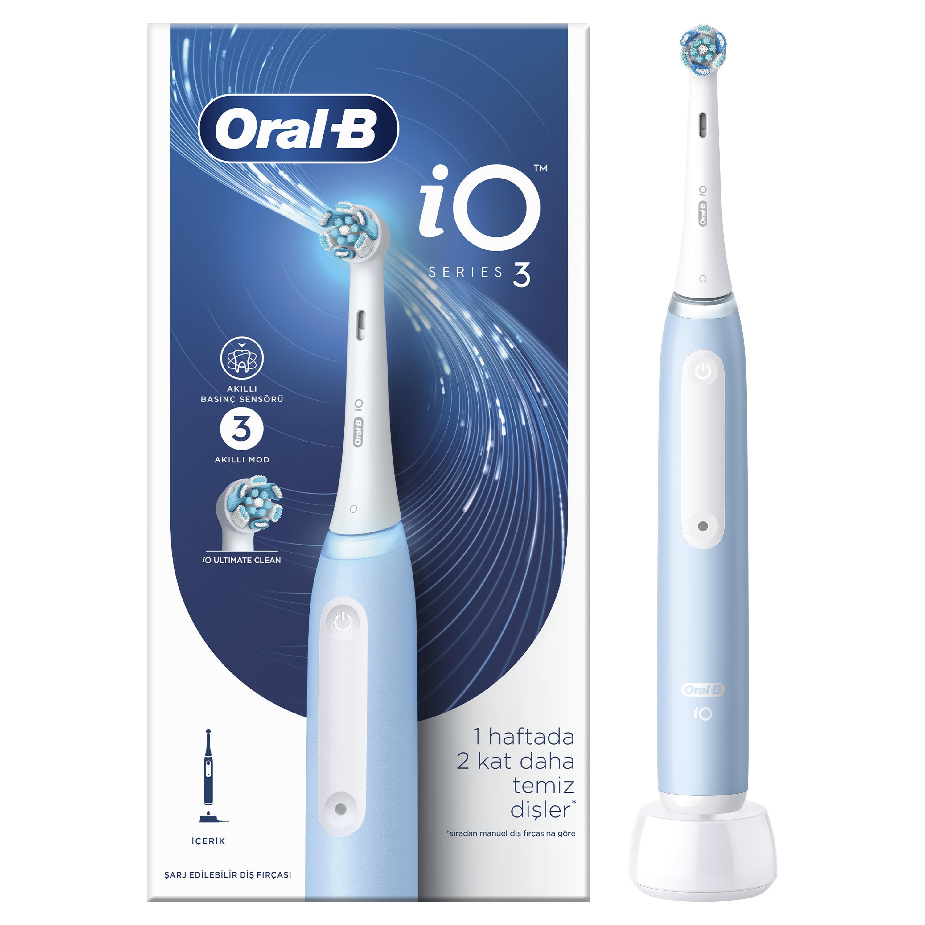 Oral-B iO 3 Şarjlı Diş Fırçası Mavi
