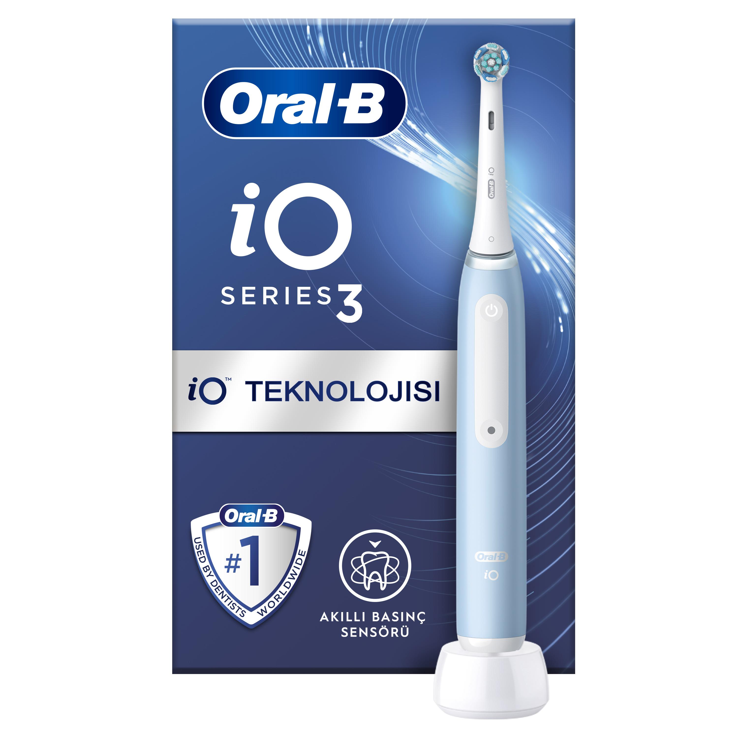 Oral-B iO 3 Şarjlı Diş Fırçası Mavi Görseli