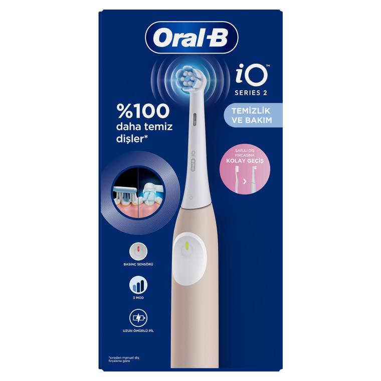 Oral-B iO 2 Şarjlı Diş Fırçası Pembe