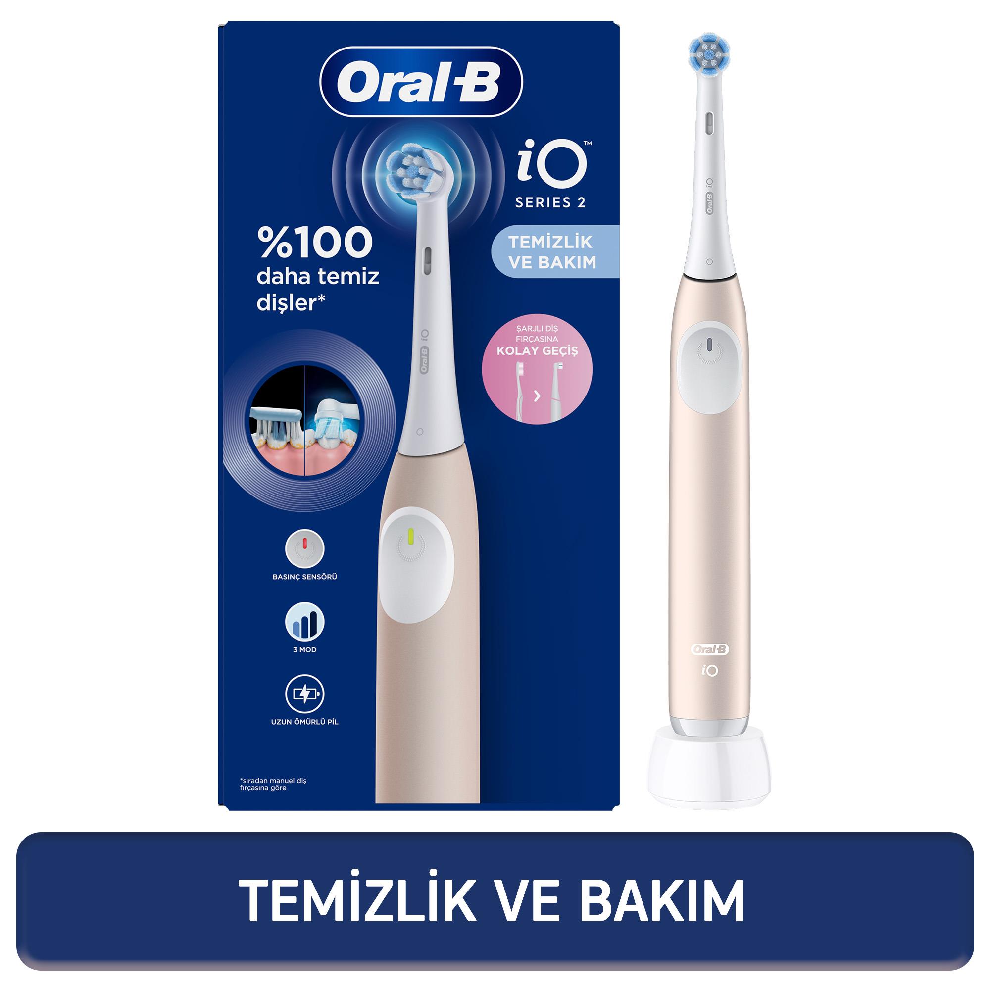 Oral-B iO 2 Şarjlı Diş Fırçası Pembe Görseli