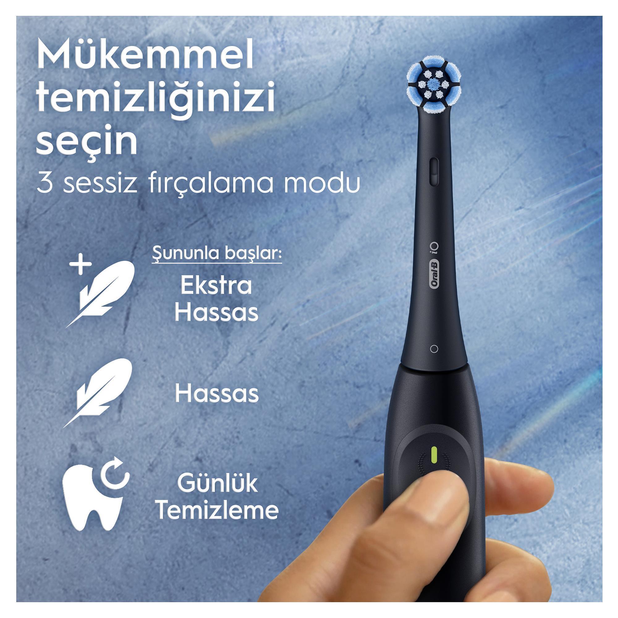Oral-B iO 2 Şarjlı Diş Fırçası Siyah Görseli