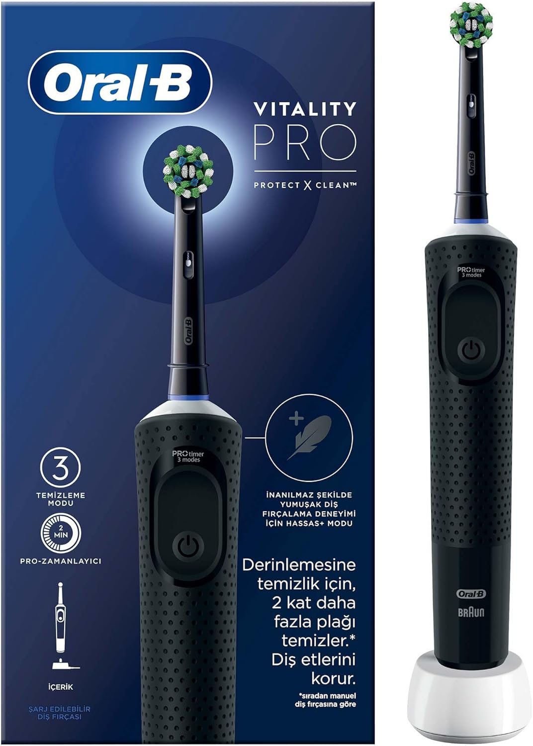 Oral-B Vitality Pro Frozen Özel Seri Çocuklar İçin Şarj Edilebilir Diş Fırçası Görseli