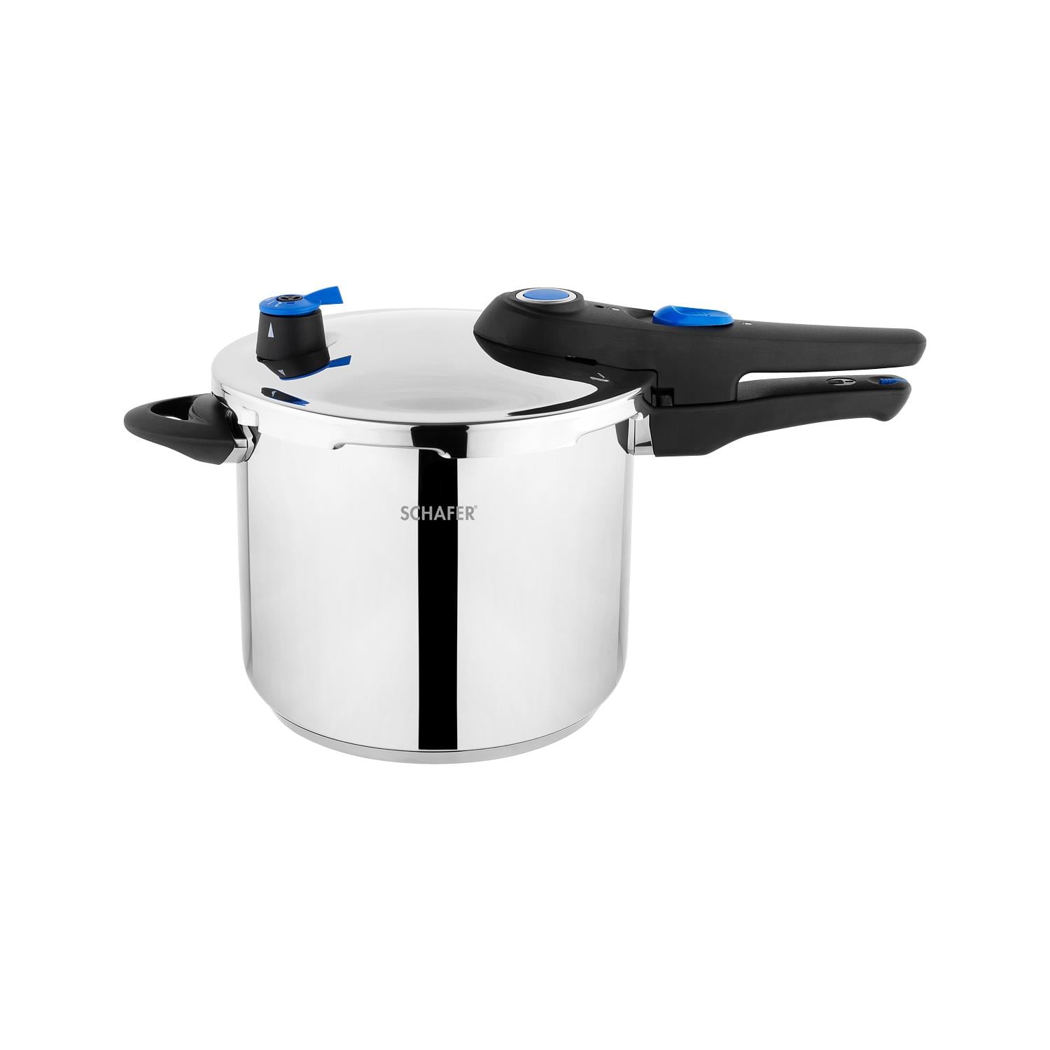 Schafer Gusto Chef 2 Li Düdüklü Tencere Seti 4+7 L 4 Parça-Inox01 Görseli