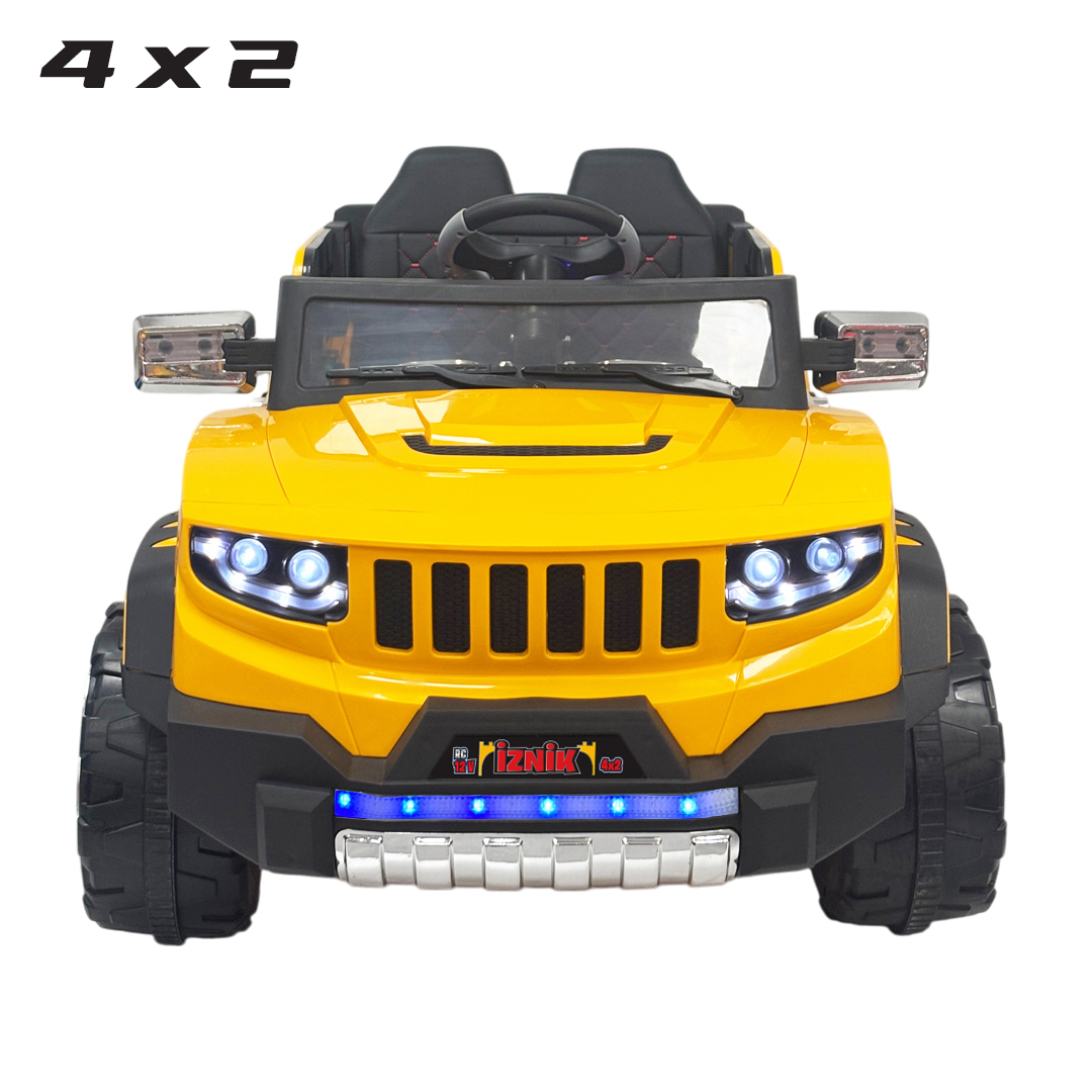 Ak 97-510 İznik Kumandalı Akülü Araba 12 Volt Sarı Gt Görseli