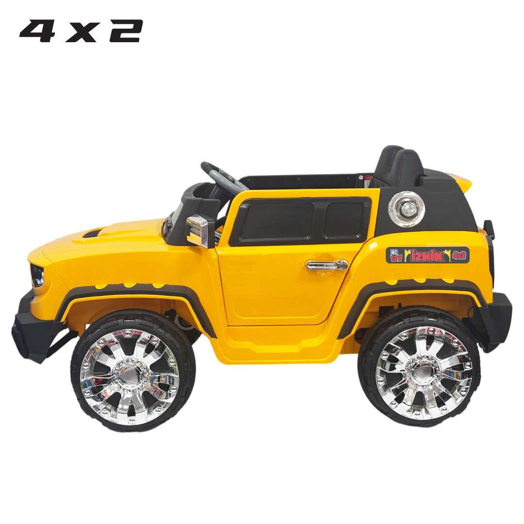 Ak 97-510 İznik Kumandalı Akülü Araba 12 Volt Sarı Gt Görseli