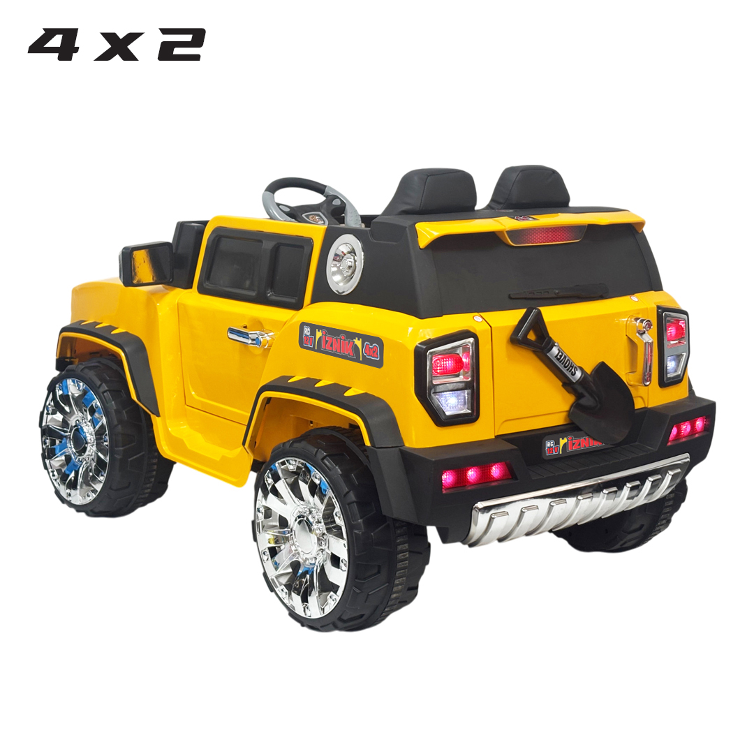 Ak 97-510 İznik Kumandalı Akülü Araba 12 Volt Sarı Gt Görseli
