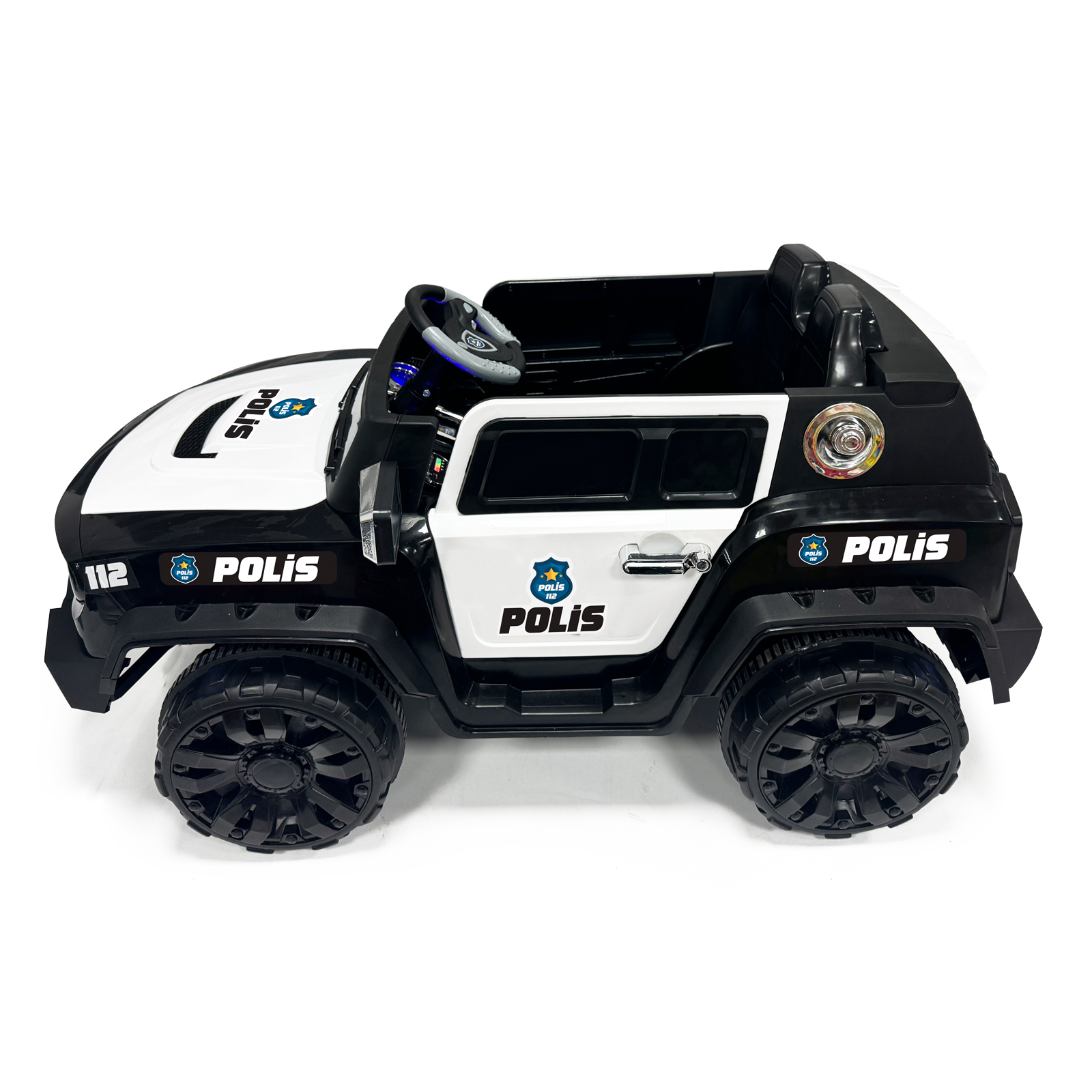 Ak 96-445 Polis İznik Kumandalı Akülü Araba 12 Volt Görseli