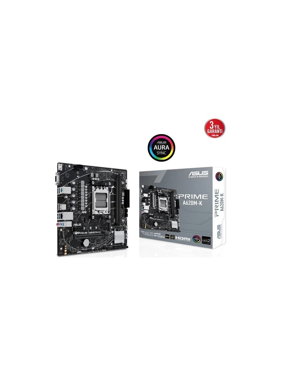 GamingGen PC AMD Ryzen 5 7500F 16gb Ddr5 500 Gb Ssd Rtx5060-8Gb 600W Kasa Görseli