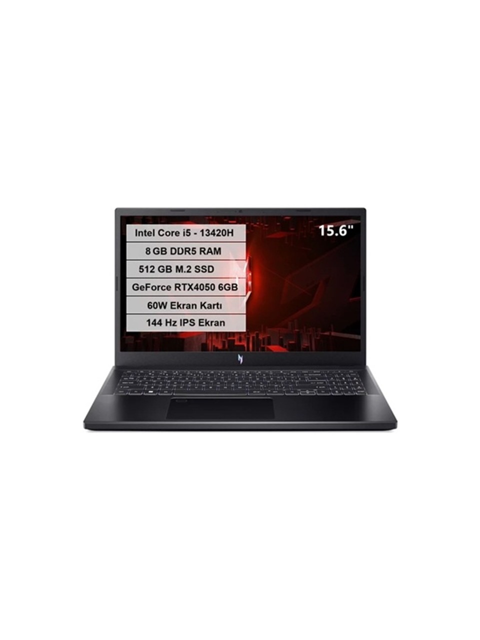 Acer Nitro V 15 ANV15-51-54UY NH.QNBEY.001 i5-13420H 8 GB 512 GB SSD RTX4050 15.6