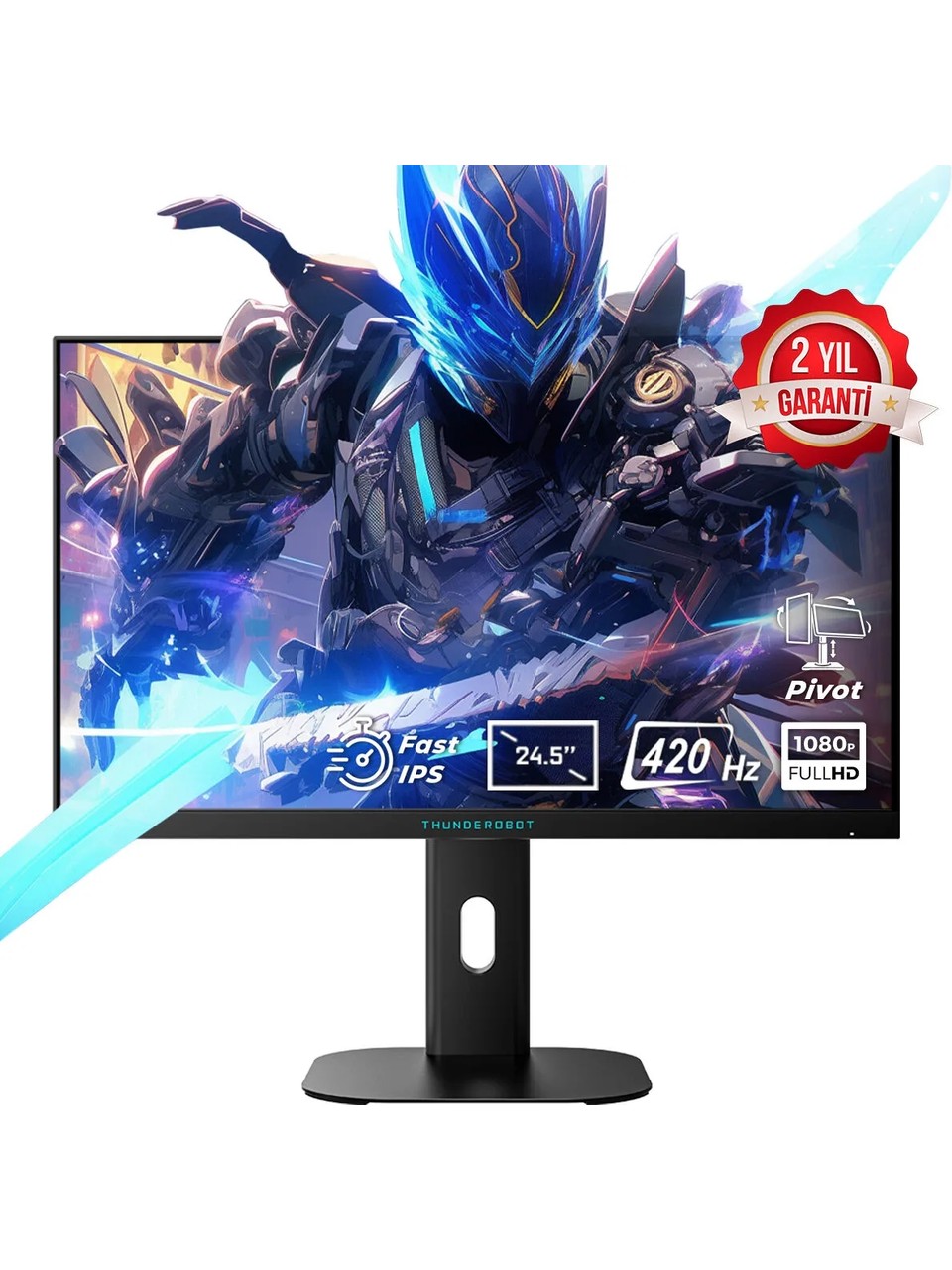 Thunderobot Zf25f400l-tur 24.5 İnç 420hz Full Hd Adaptive Sync Fast Ips Pivot Gaming Monitör