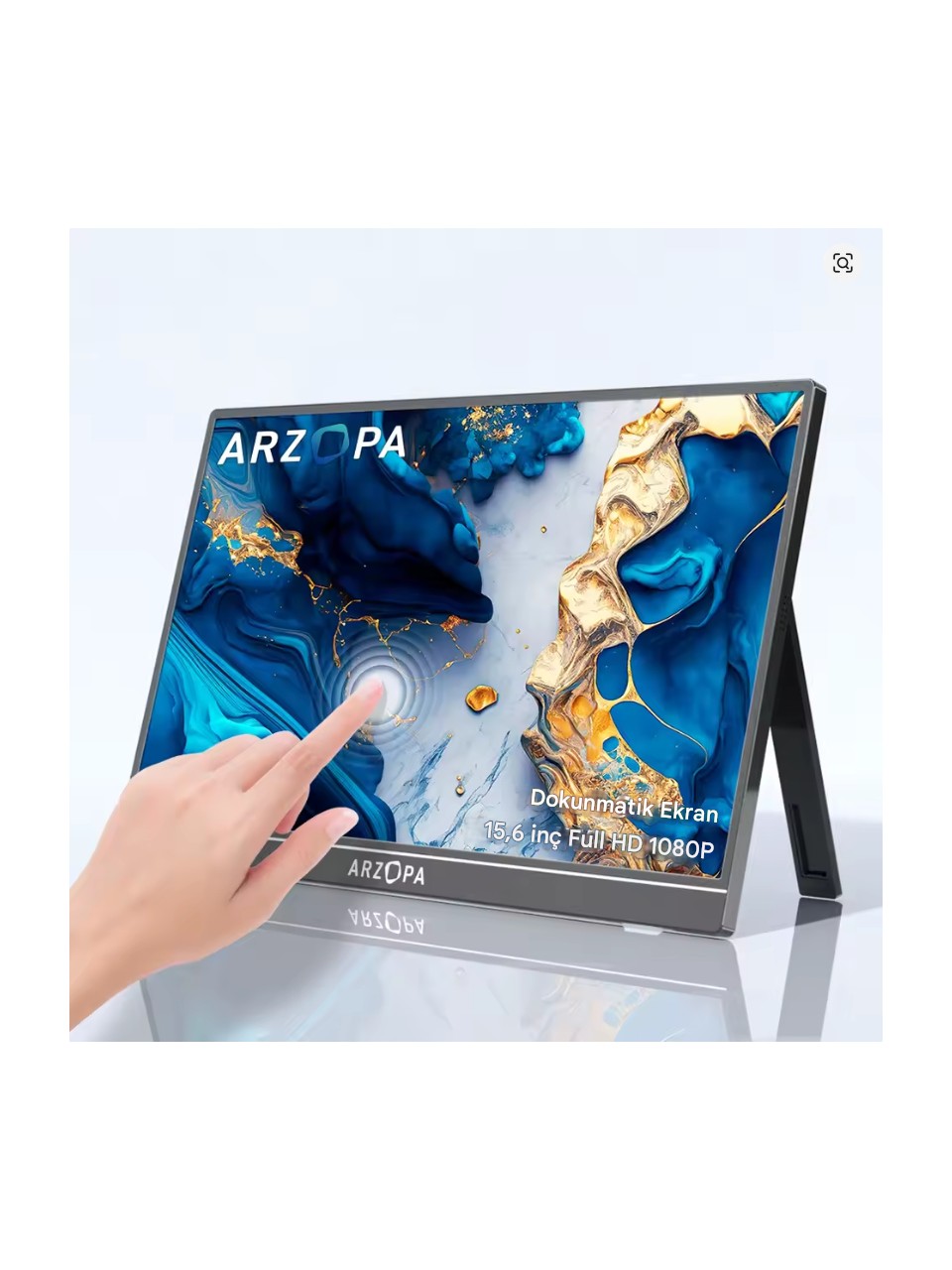 Arzopa A1t 15.6 İnç 60hz Full Hd Ips Type-c Dokunmatik Taşınabilir Monitör