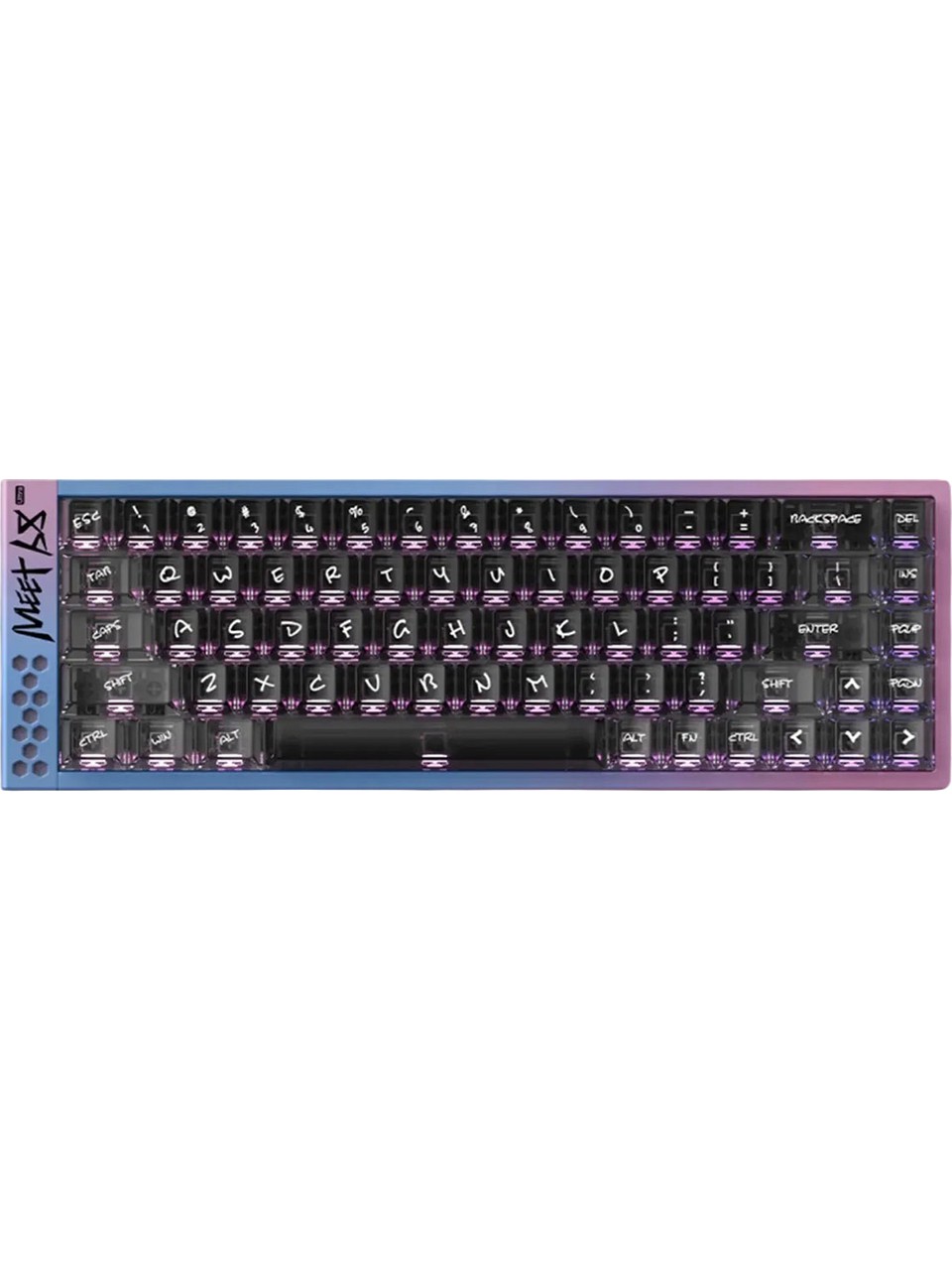 Iqunıx Meet68 Ultra Starry Pink %65 Omega Manyetik Switch 8k Hz Rgb Mekanik G.klavye