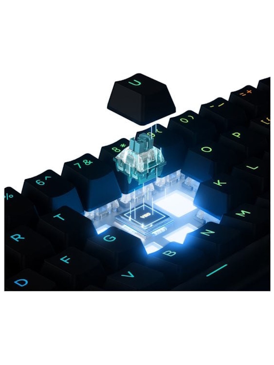 Mchose Ace 60 Pro %60 Hall Effect Uranus Switch Rgbsiyah Mekanik Gam.klavye Mc-ace60-6 Görseli