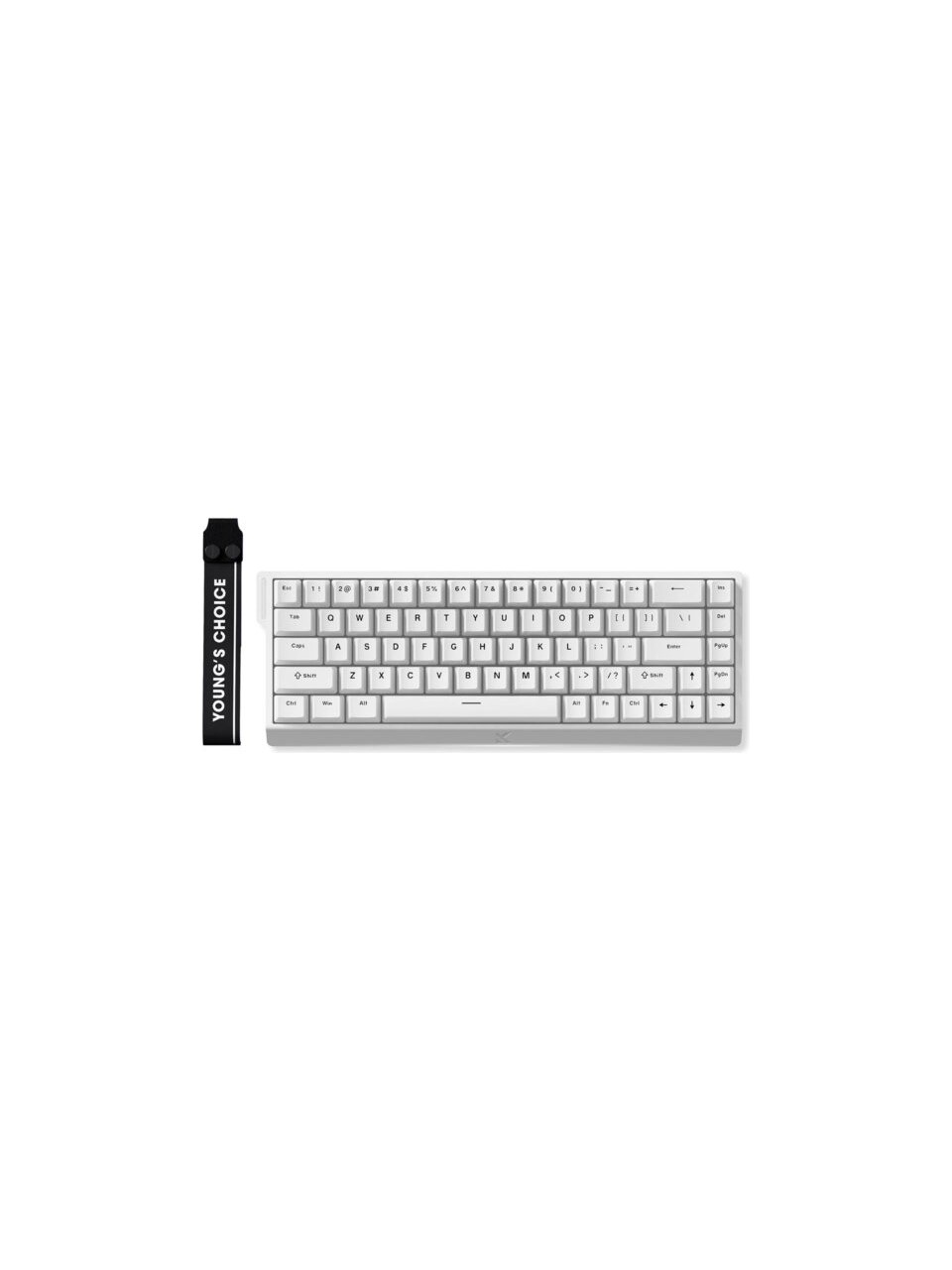 Mchose Ace68 E-sport White %65 Hall E.uranus Manyetik Switch Rgb G.klavye Mc-ace68-14 Görseli
