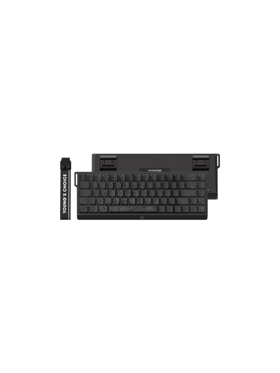 Mchose Ace68 Black Topographic %65 Hall E.uranus Switch Rgb Mek.g.klavye Mc-ace68-20 Görseli