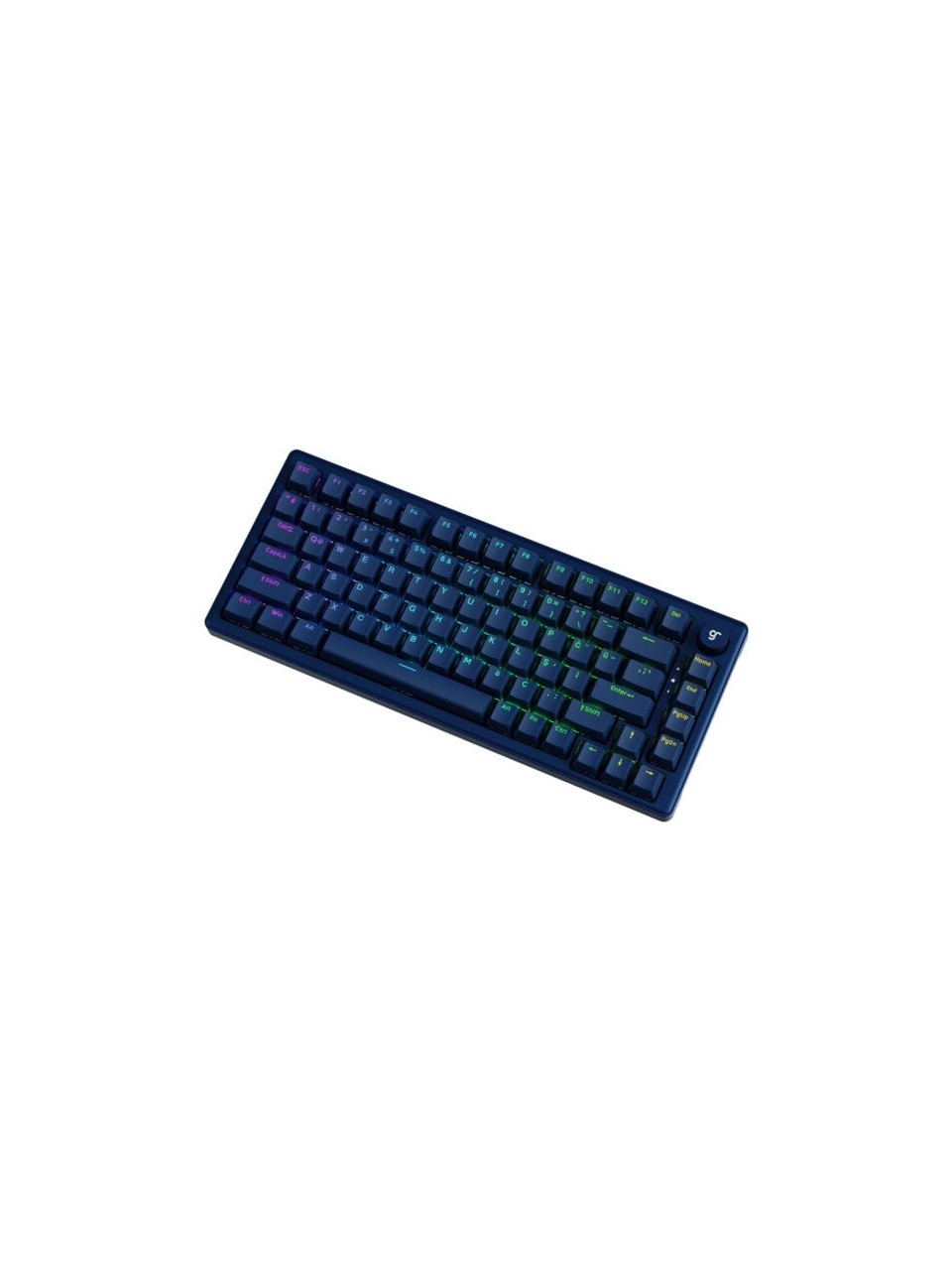 Gameraider K1 He Dark Blue Ultra-fast Lime Manyetik Switch 8k Türkçe Kablolu Gaming Klavye Görseli
