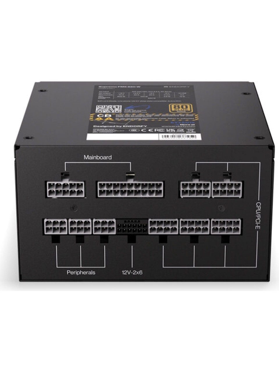 Endorfy Supremo Fm6 850w 80+ Gold Pcıe 5.1 Full Modüler Atx 3.1 Güç Kaynağı Ey7a012 Görseli