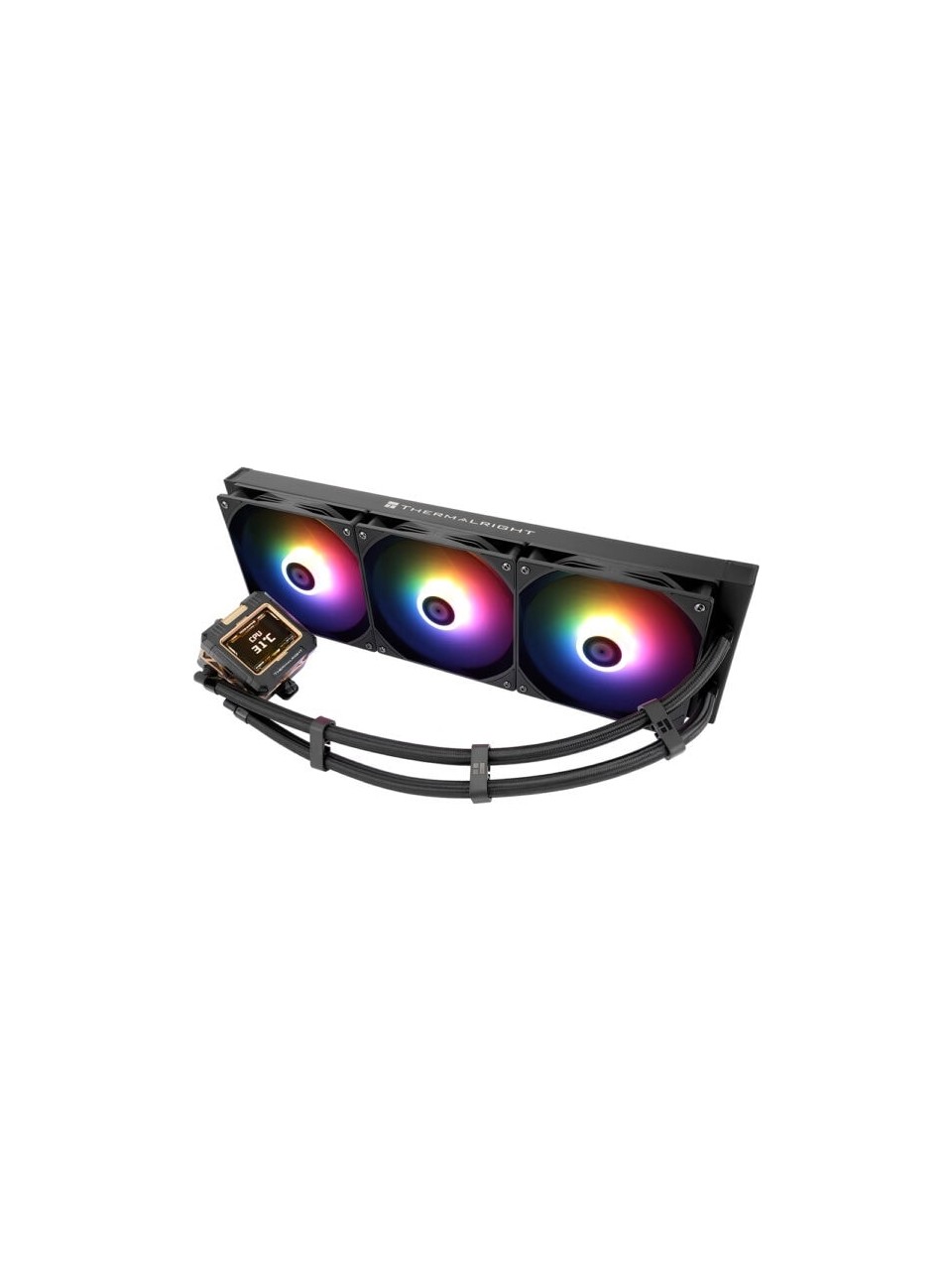 Thermalright Frozen Warframe 420 Black Argb 420mm Sıvı Soğutucu Görseli