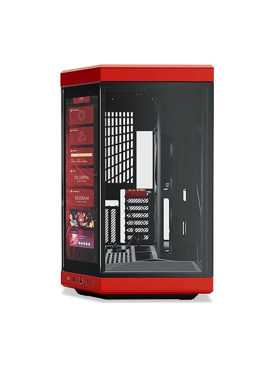 Hyte Y70 Touch Black Cherry Usb 3.2 E-atx D.chamber Mid Tower D.ekranlı G.kasa Cs-hyte-y70ttı-rb Görseli