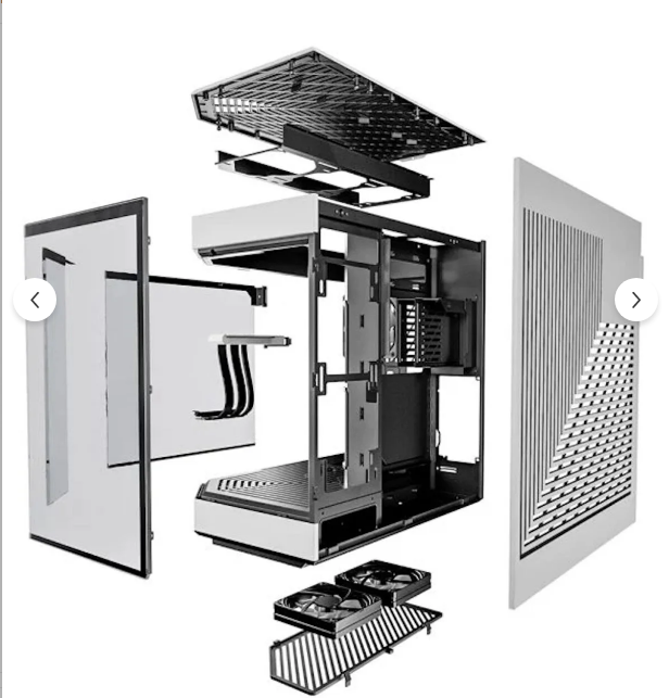 Hyte Y60 Siyah-beyaz Temperli Cam Usb 3.2 E-atx Premium Mid Tower G. Kasa Cs-hyte-y60-bw Görseli