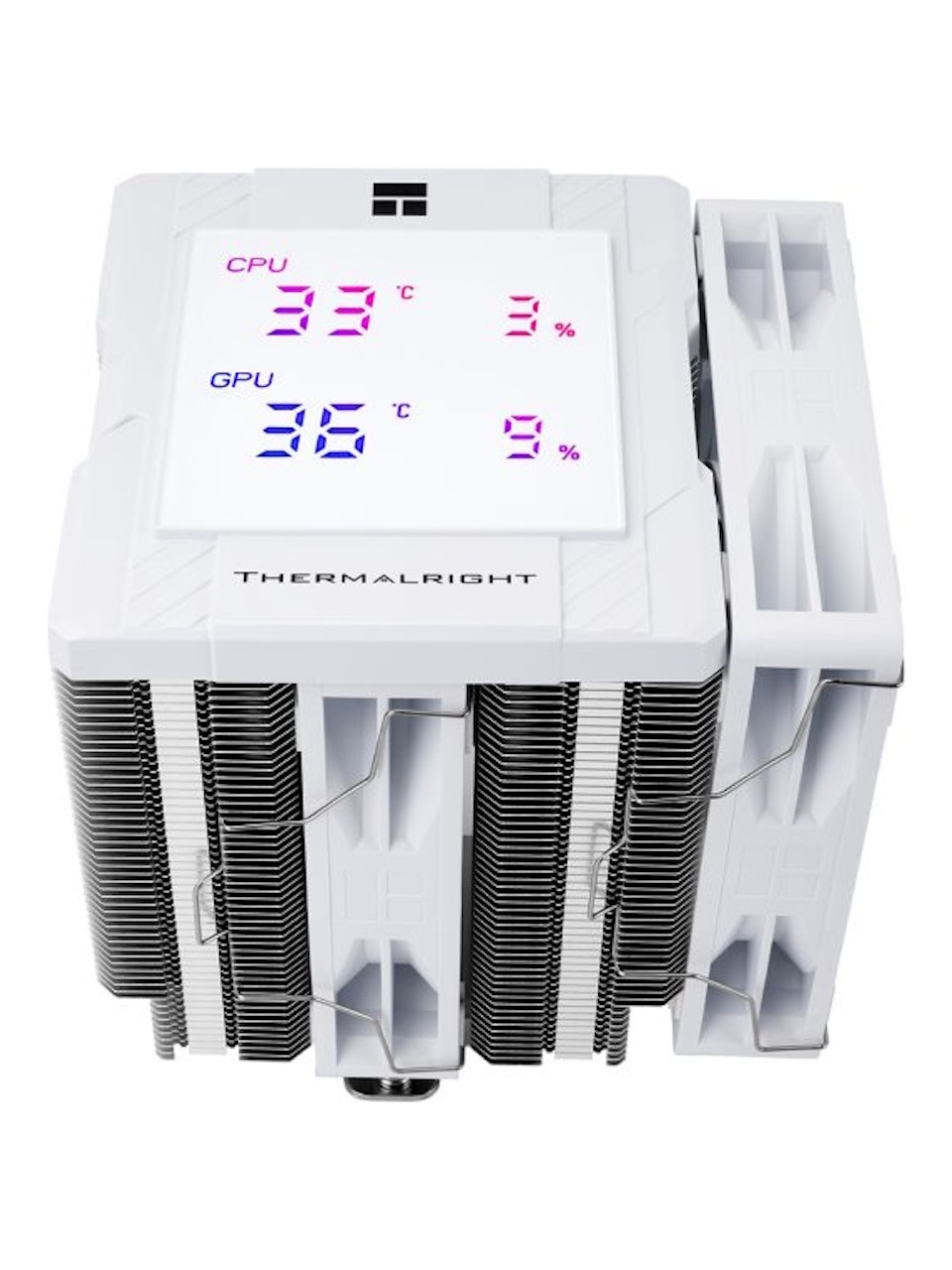 Thermalright P.120 Digital White Tl-c12cw-x28 V2  Isı Bor Int-amd Uyum Beyaz H.soğutucu Görseli