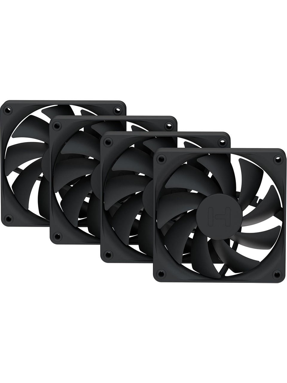 Hyte Fa12 Pitch Black 120mm 4'lü Kasa Fanı Fan-hyte-fa12-bb-4