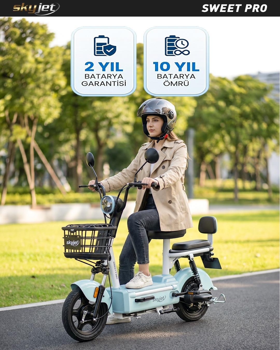 Skyjet Sweet Pro 14'' Elektrikli Motosiklet Görseli