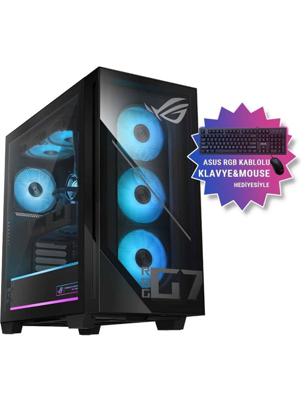 ASUS ROG GM700TZ-R9800X1020 AMD Ryzen 7-9800X3D 16GB DDR5 1TB SSD Radeon RX 9070 XT PRIME 16GB 850W 