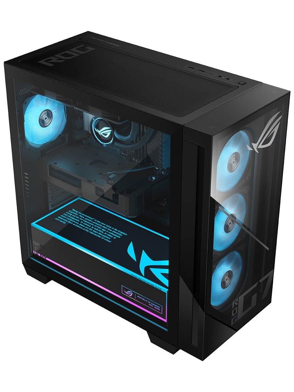 ASUS ROG GM700TZ-R9800X1020 AMD Ryzen 7-9800X3D 16GB DDR5 1TB SSD Radeon RX 9070 XT PRIME 16GB 850W  Görseli