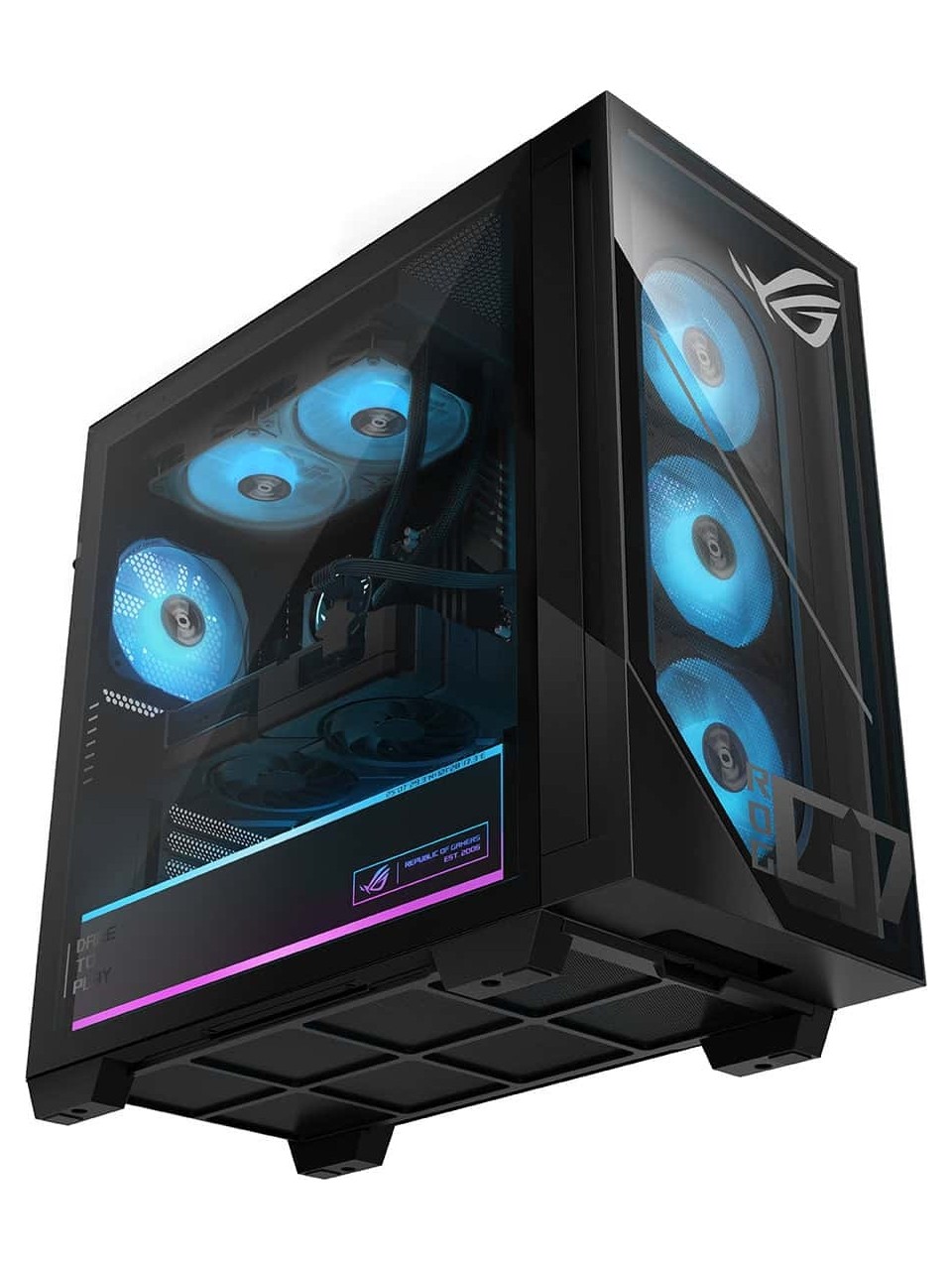 ASUS ROG GM700TZ-R9800X1020 AMD Ryzen 7-9800X3D 16GB DDR5 1TB SSD Radeon RX 9070 XT PRIME 16GB 850W  Görseli