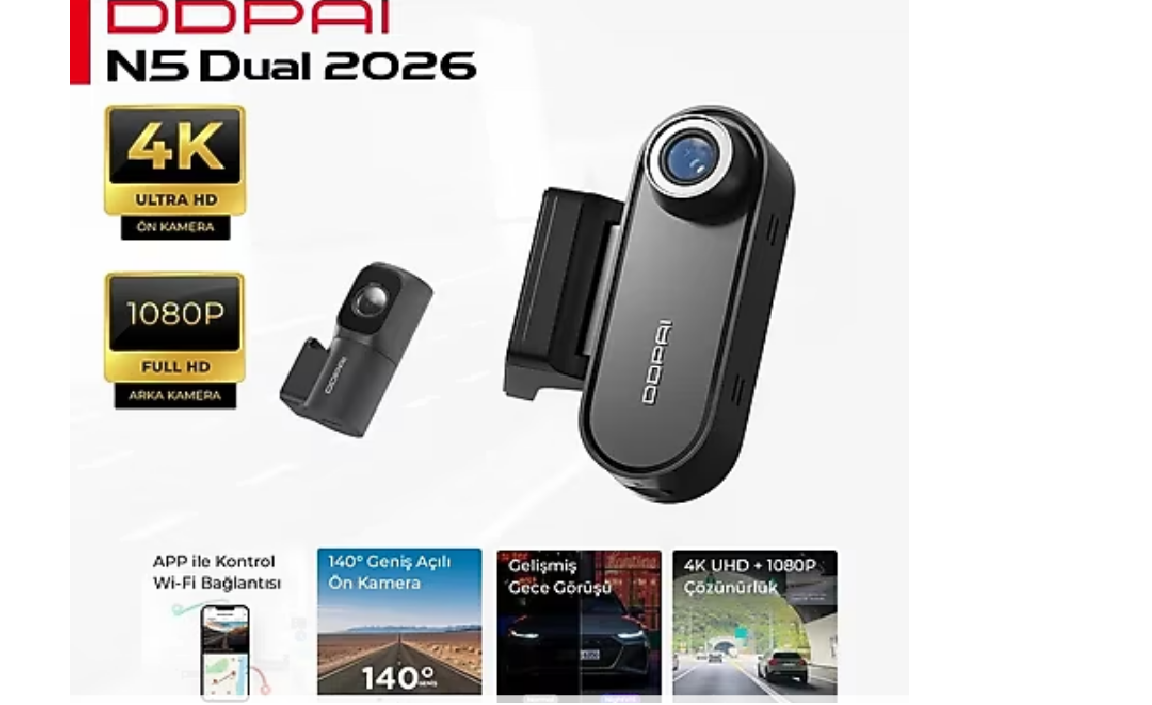 Ddpai N5 Dual Ön ve Arka Araç Kamerası Seti Görseli