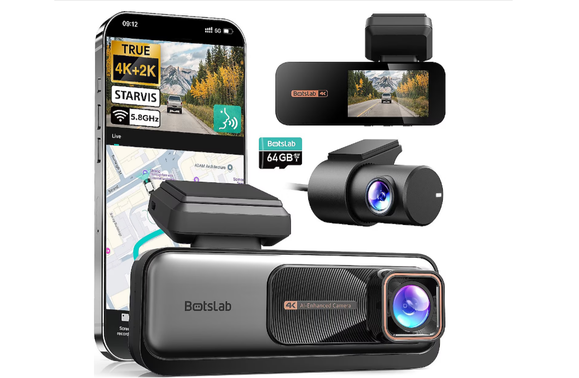 Botslab 360+ G980H Pro Ön ve Arka Araç Kamerası Seti