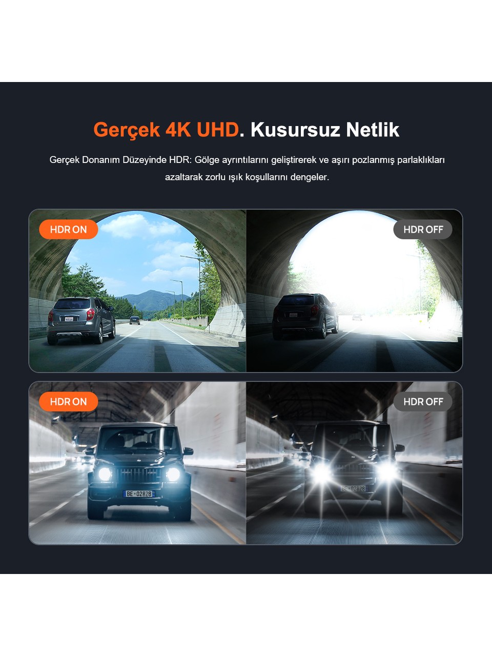 70mai A800SE + RC22 Ön ve Arka Kamera Seti Görseli
