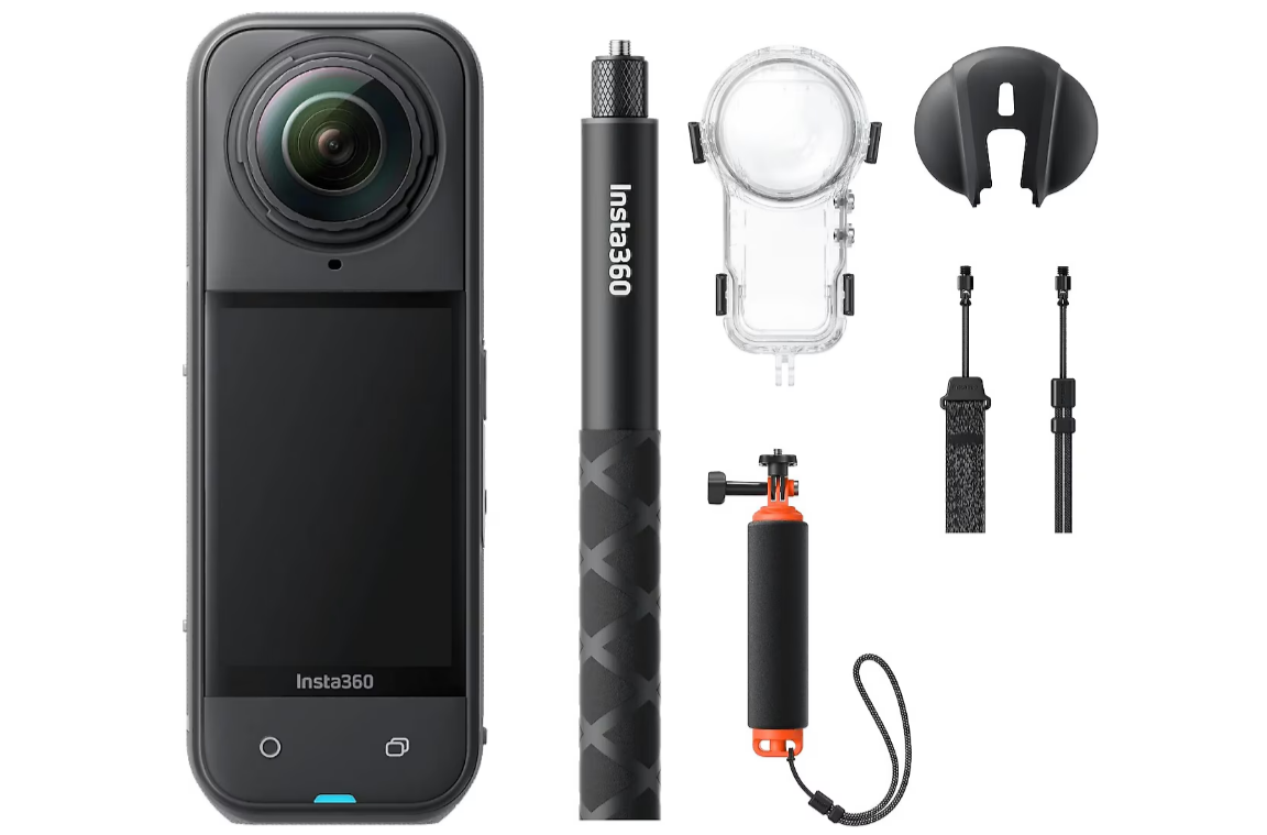 Insta360 X5 Aksiyon Kamerası - Görünmez Dalış Kiti
