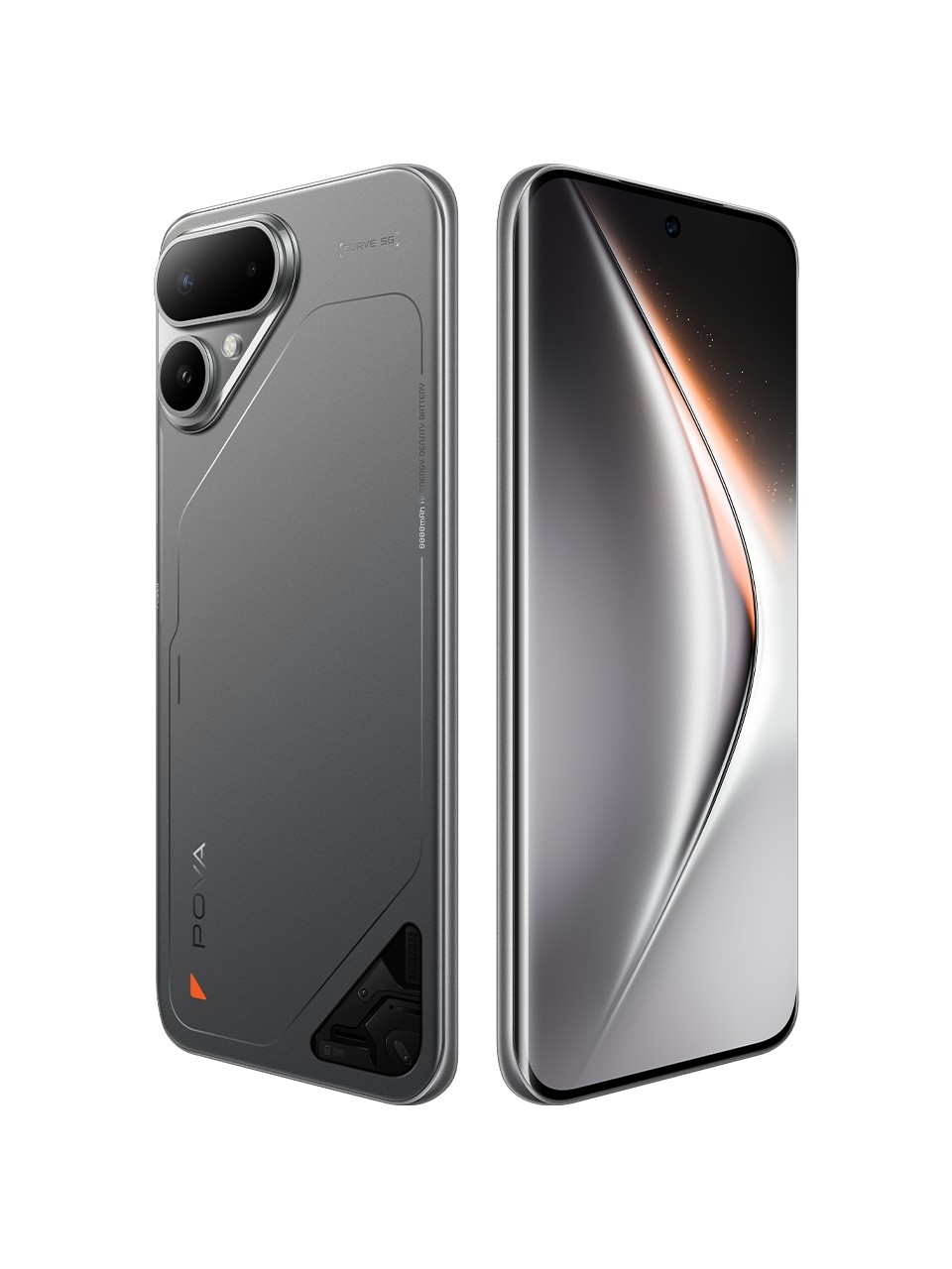 Tecno Pova Curve 2 5G 8+8 Gb /256 GB Cep Telefonu Gri