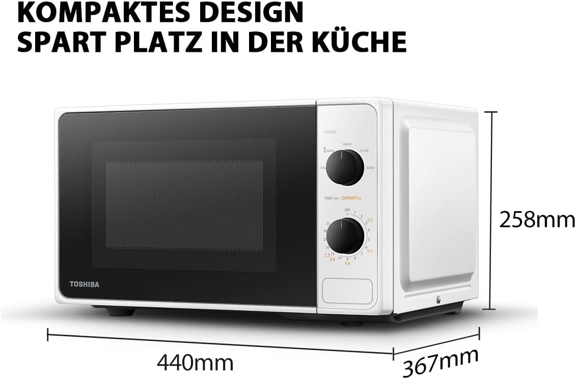 Toshiba Mm2- Mm20pf (mb) Dijital Mikrodalga Fırın Siyah 20 Lt. Görseli