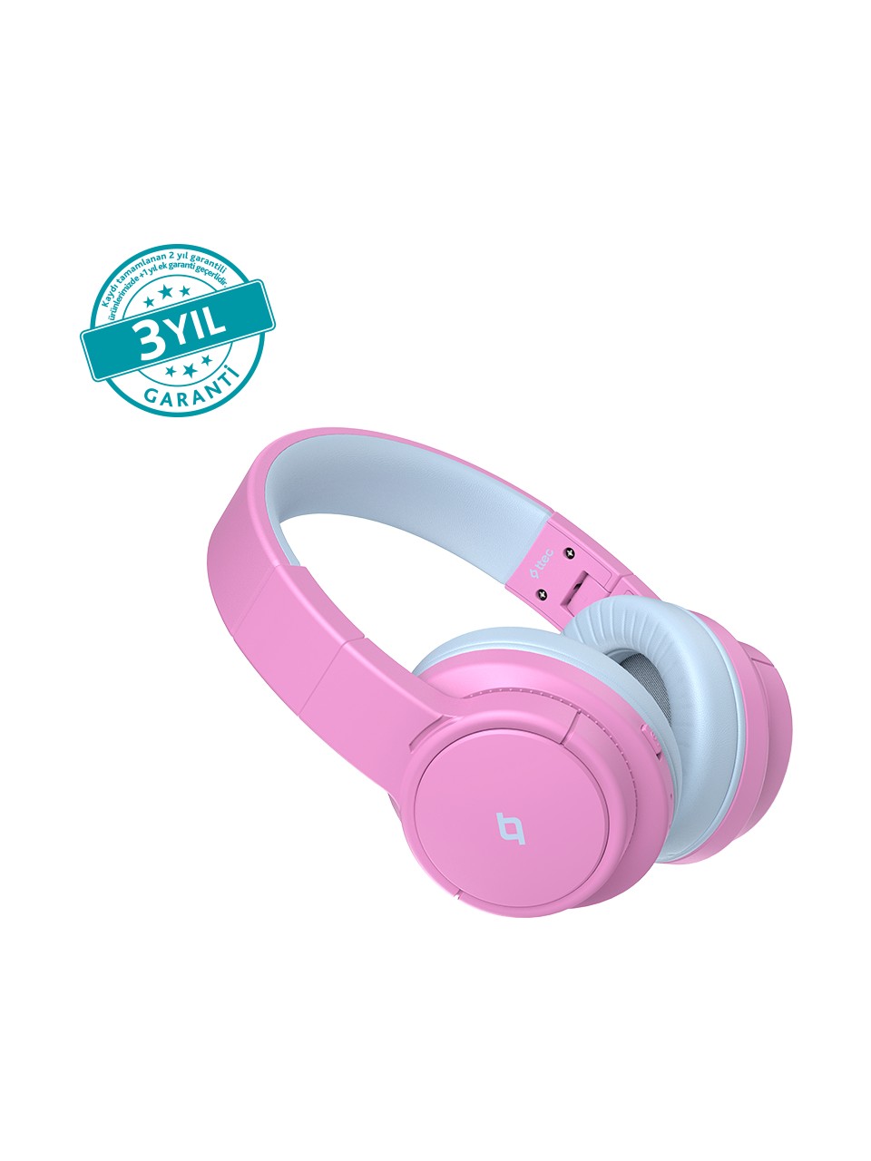 Ttec Soundbuddy 3  2km171bp Kulaküstü Kablosuz Bluetooth Çocuk Kulaklığı Pembesi