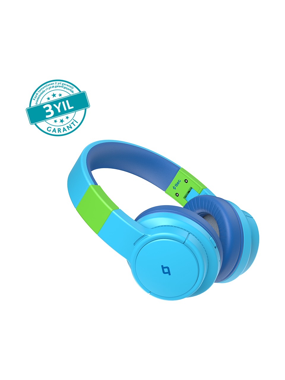 Ttec Soundbuddy 3 2km171gm Kulaküstü Kablosuz Bluetooth Çocuk Kulaklığı Gök Mavisi