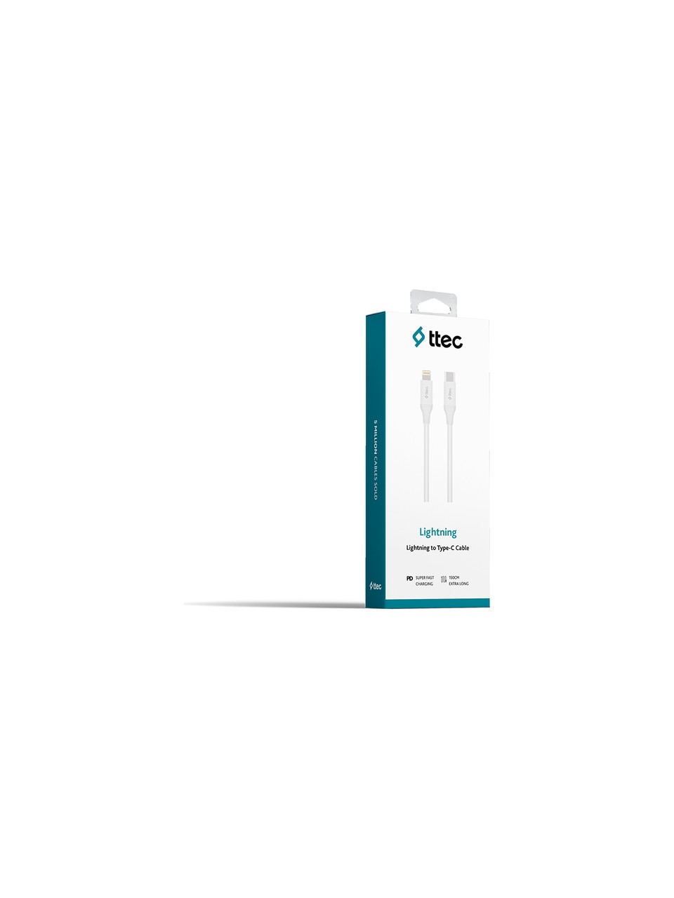Ttec Usb-c - 2dk40b Lightning Hızlı Şarj Kablosu 150cm Beyaz