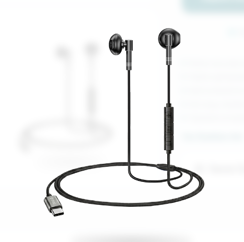 Ttec Rio Fit Style 2kmm20s Usb-c Stereo Mikrofonlu Kulakiçi Kablolu Kulaklık Siyah Görseli