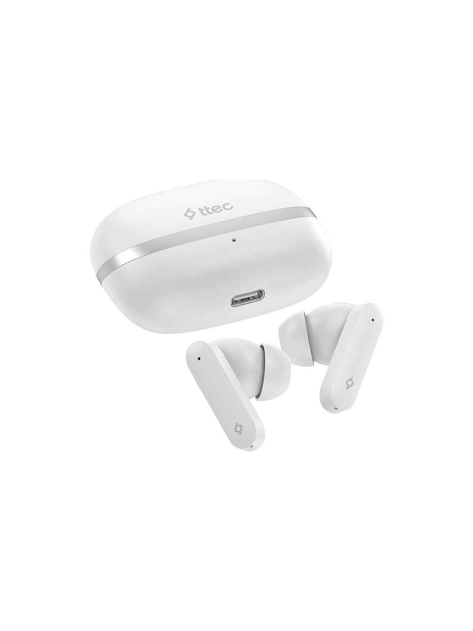 Ttec Airbeat Pro Max 2km182b Elips Anc Gerçek Kablosuz Tws Bluetooth Kulaklık-2km182 Beyaz Görseli