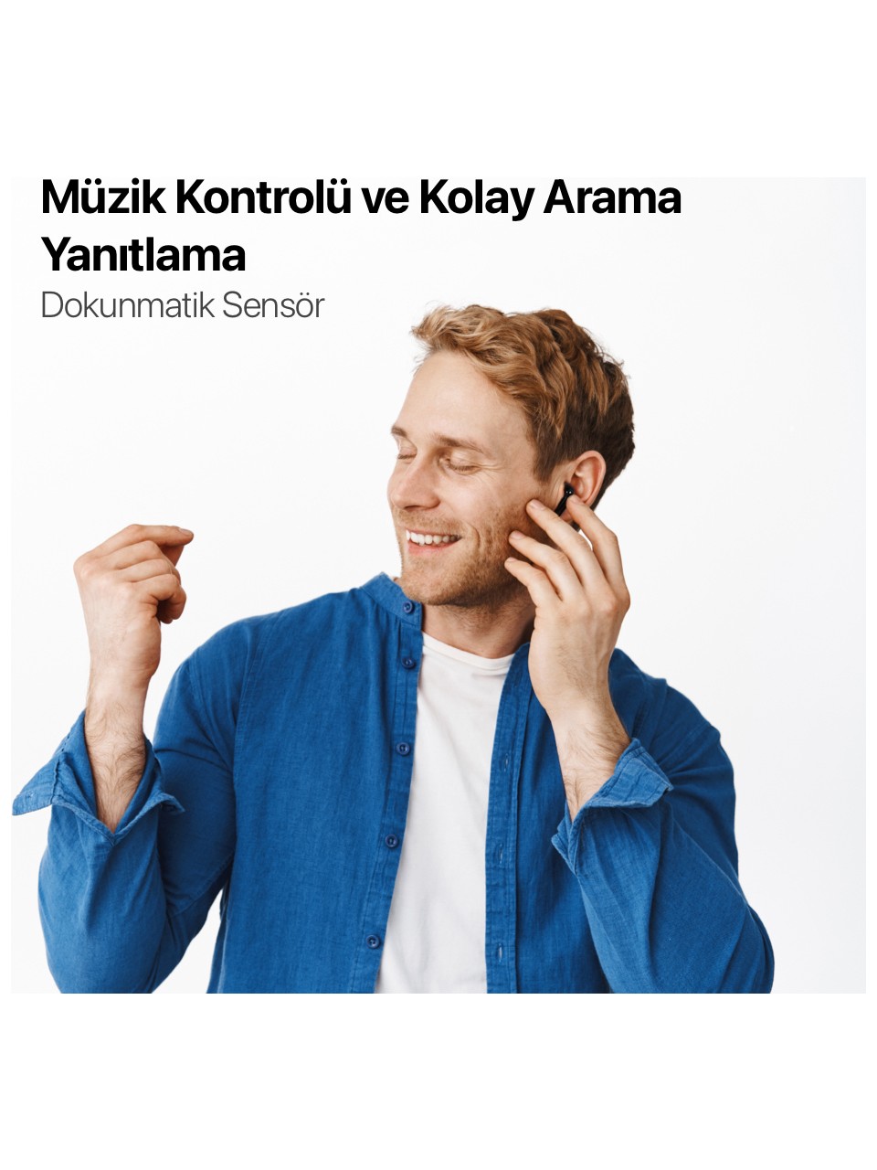 Ttec Airbeat Go 2km141s Gerçek Kablosuz Tws Bluetooth Kulaklık Siyah Görseli