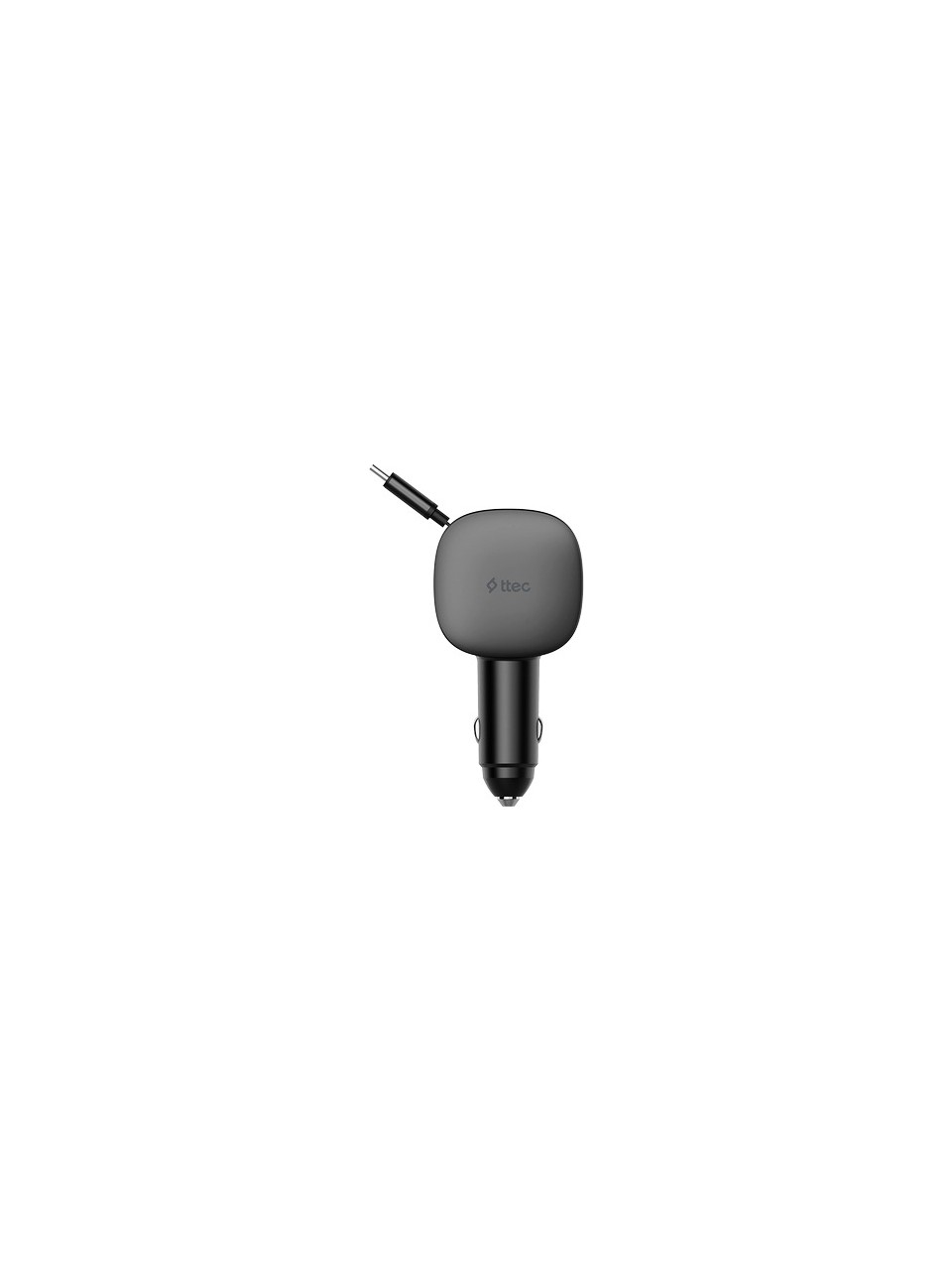 Ttec Smartcharger 2ckp07s Trio Pd 60w Araç Şarj Aleti Usb-c+usb-a + Dahili 30w 70cm Usb-c Siyah Görseli
