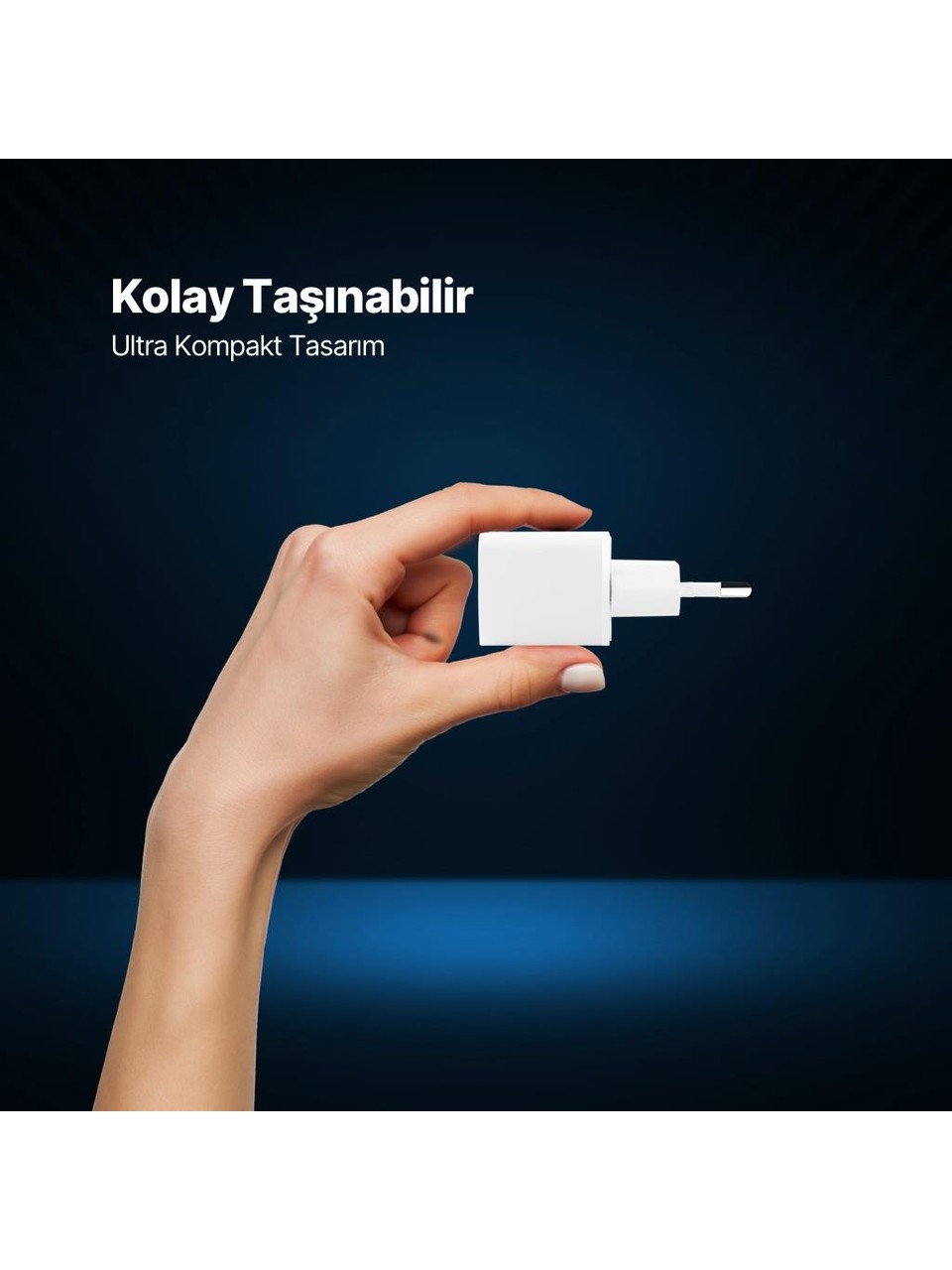 Ttec Smartcharger 2scg20cb Gan 20w Pd Seyahat Hızlı Şarj Aleti + Usb-c - Usb-c 60w Kablo Beyaz Görseli