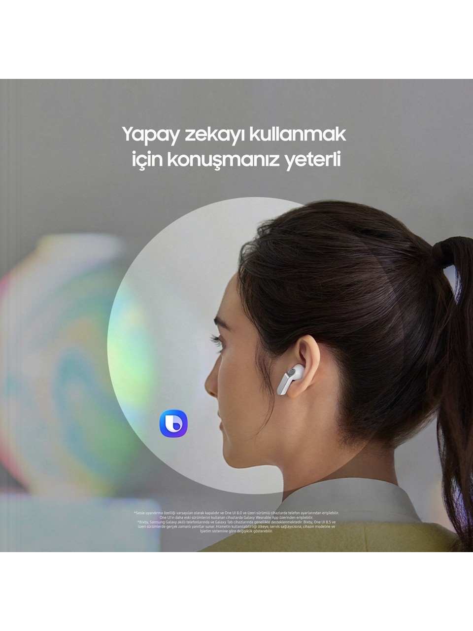 Samsung Galaxy Buds4 (ANC) Bluetooth Kulak İçi Kulaklık Beyaz Görseli