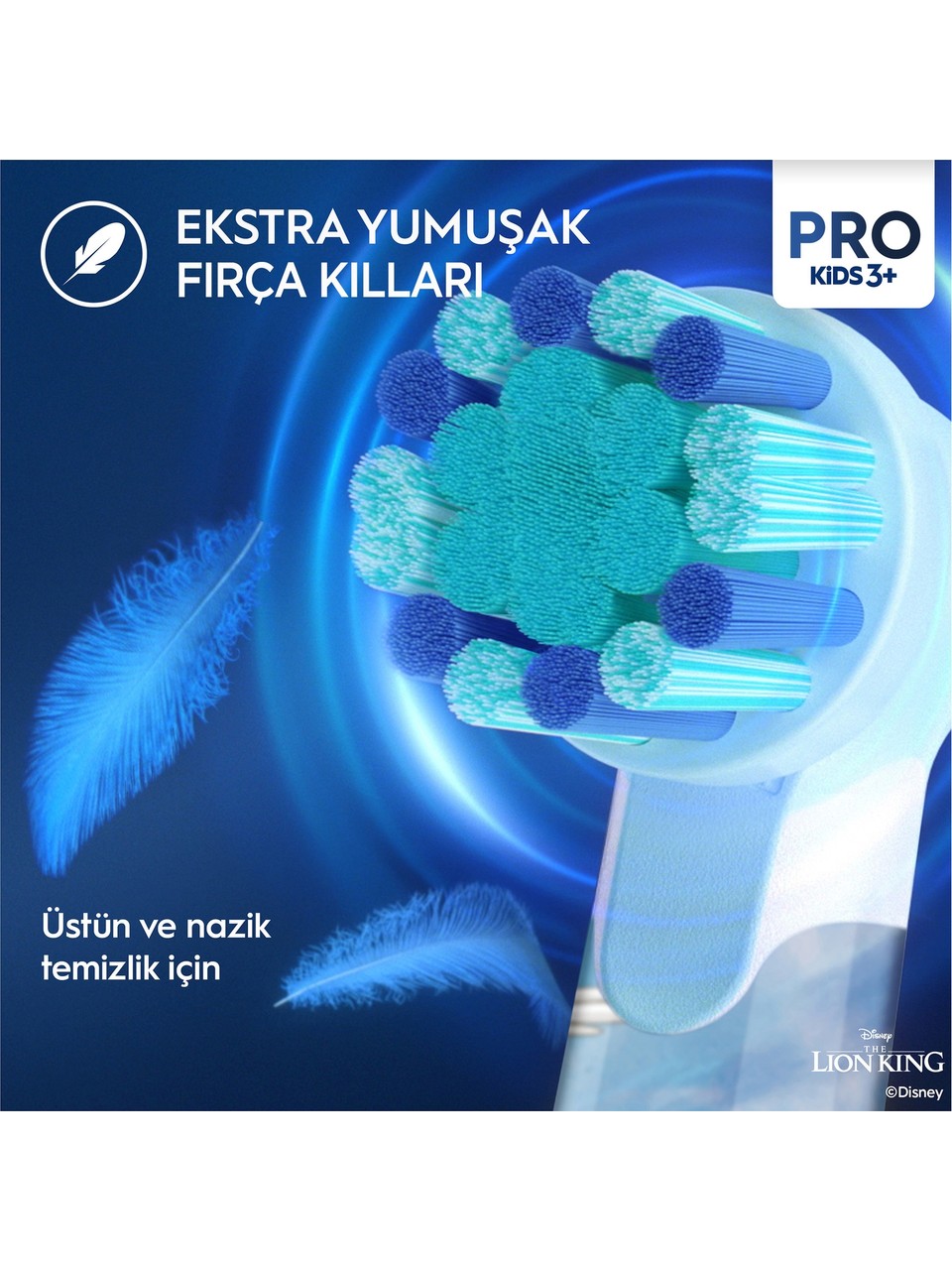 Oral B Vitality Pro Lion King Çocuk Şarjlı Diş Fırçası + Seyahat Kabı Görseli