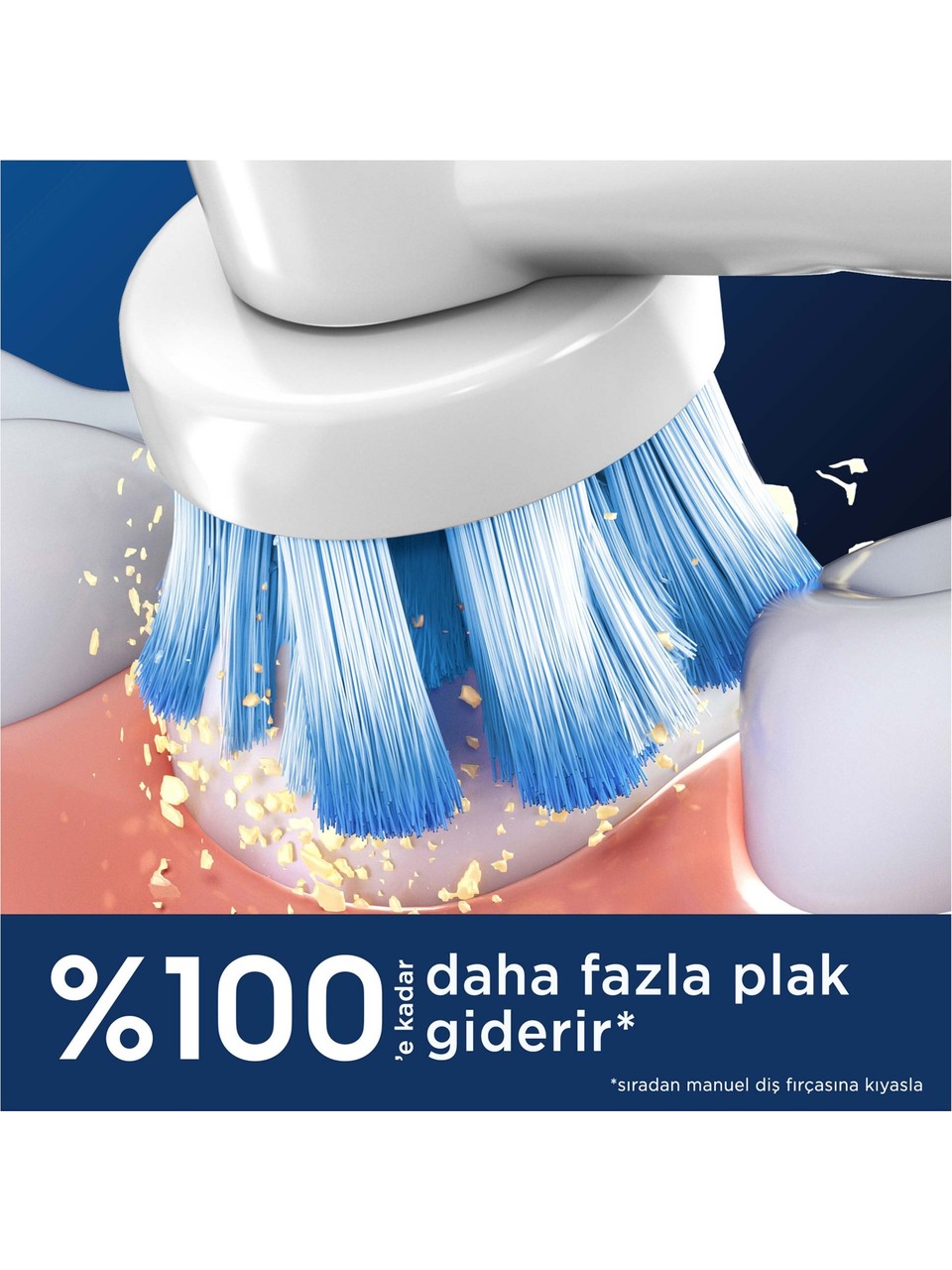 Oral-b Pro Sensitive Clean X-filament Şarjlı Diş Fırçası Yedek Başlığı 4 Adet Görseli